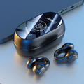 TWS 5.4 Fones de ouvido estéreo Bluetooth sem fio com baixo esportivo na orelha impermeável construído no microfone-B4