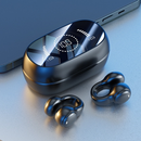 TWS 5.4 Fones de ouvido estéreo Bluetooth sem fio com baixo esportivo na orelha impermeável construído no microfone-B4