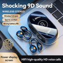 TWS 5.4 Fones de ouvido estéreo Bluetooth sem fio com baixo esportivo na orelha impermeável construído no microfone-B4