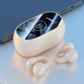 TWS 5.4 Fones de ouvido estéreo Bluetooth sem fio com baixo esportivo na orelha impermeável construído no microfone-B4