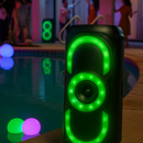Caixa de Som Bluetooth Portátil 50W TWS Graves Potentes à Prova d’Água para Festa Praia e Viagem
