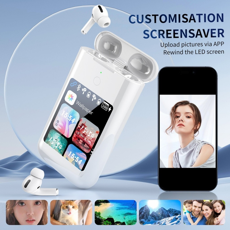 fone de ouvido 3in1 Power BanK Com Tela 2.8 Polegadas Bluetooth Com Muitas Funçõesfon-8120