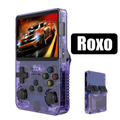 Console Portátil R36S com +15.000 Jogos Retro | Tela IPS 3.5” | 64GB | Sistema Linux | Game Console Portátil