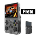 Console Portátil R36S com +15.000 Jogos Retro | Tela IPS 3.5” | 64GB | Sistema Linux | Game Console Portátil